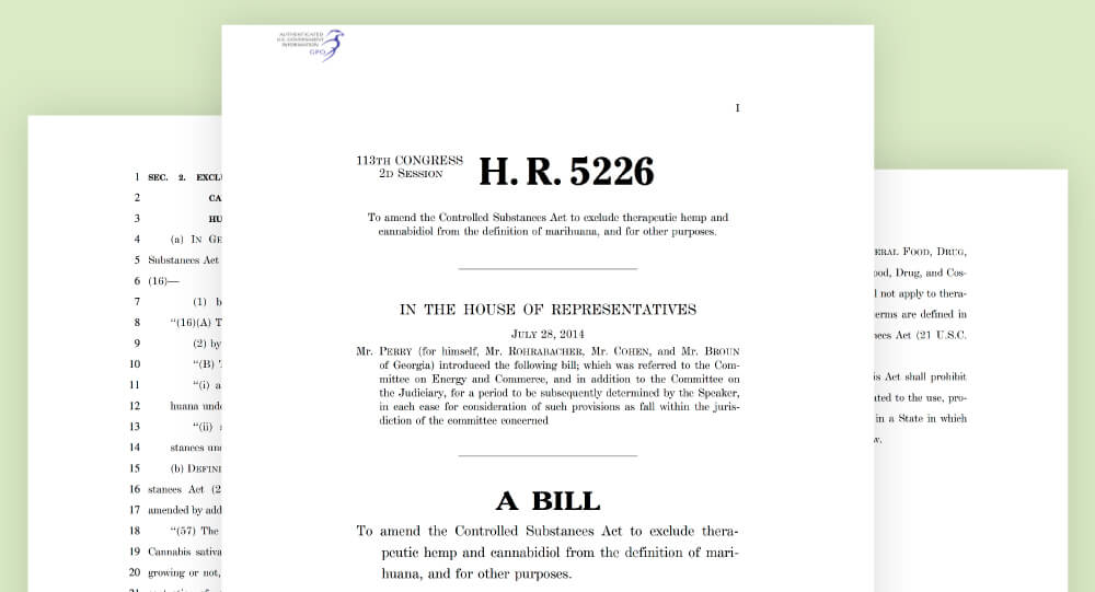 Bill related to CBD