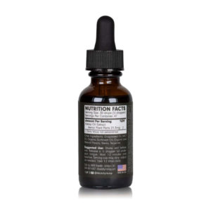 MBH Tinctures - Nutrition Facts