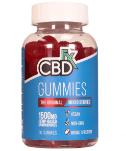 CBDfx Gummies - Hemp Gummy Bites Mixed 50mg Berry