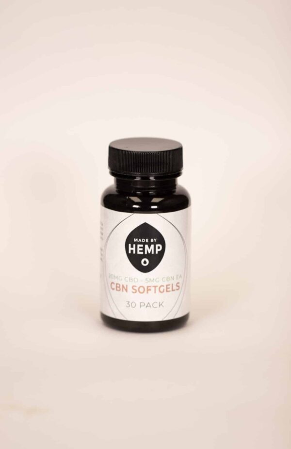 Made by Hemp - CBN Softgels, 20mg CBD / 5mg CBN - 30ct - Image 3