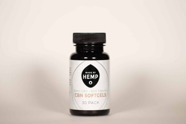 Made by Hemp - CBN Softgels, 20mg CBD / 5mg CBN - 30ct