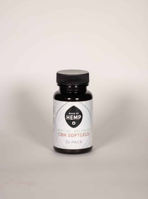 Made by Hemp - CBN Softgels, 20mg CBD / 5mg CBN - 30ct - Image 2