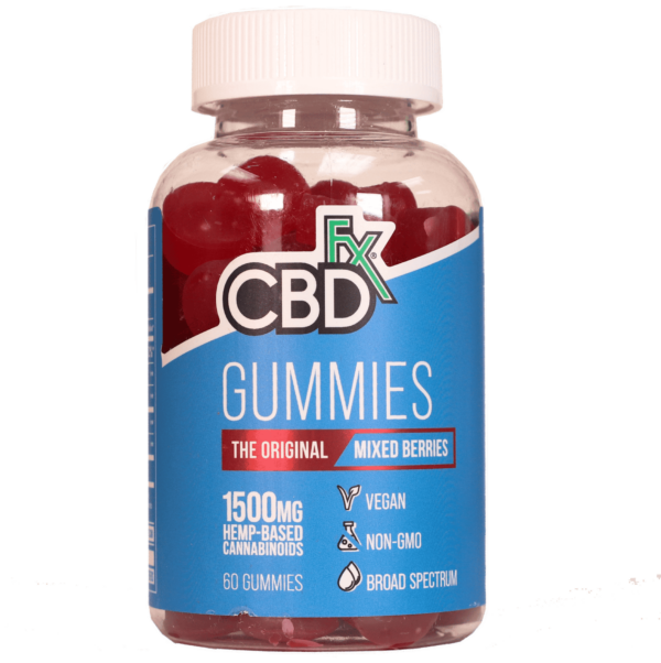 CBDfx Gummies - Hemp Gummy Bites Mixed 50mg Berry