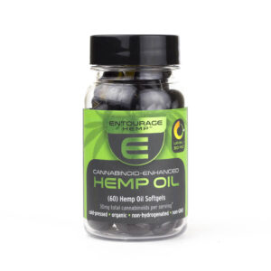 Entourage Cannabinoid Enhanced Hemp Oil Softgels 60 Pack