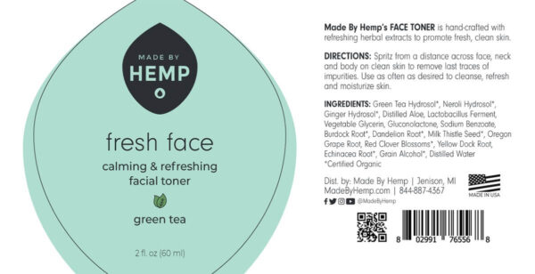 Made By Hemp: Face Toner -- 2oz - Image 2