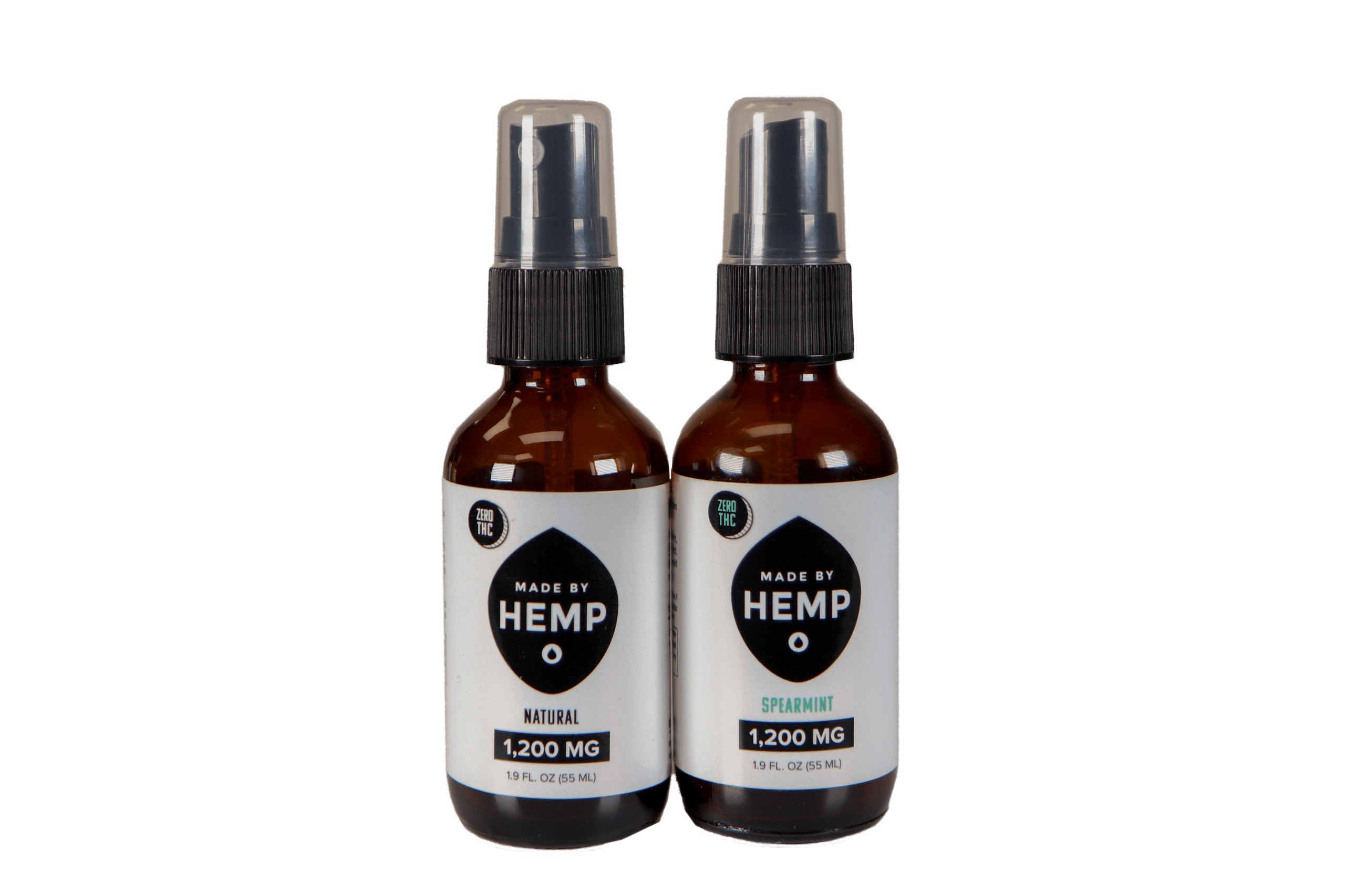 Made by Hemp - Broad Spectrum THC Free CBD Spray, 1.9oz/1200mg