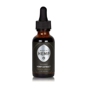 Made By Hemp Hemp Extract Tincture, French Vanilla 1000mg