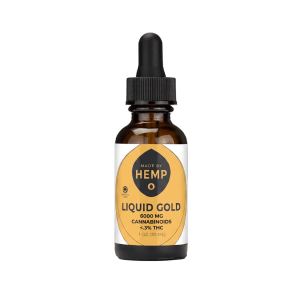Made By Hemp Liquid Gold 6000mg hemp extract, 1 oz dropper bottle